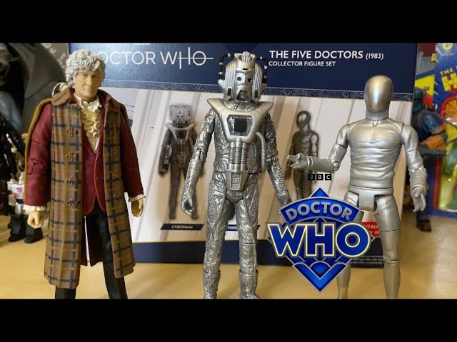 Doctor Who The Five Doctors B&M Exclusive 3 figure set review