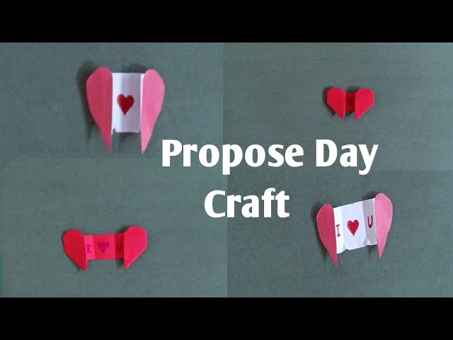 Propose Day Craft | Happy Propose Day | Velentines Crafts