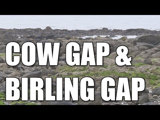 Cow Gap & Birling Gap in East Sussex - British shore fishing marks, South Coast, England, UK