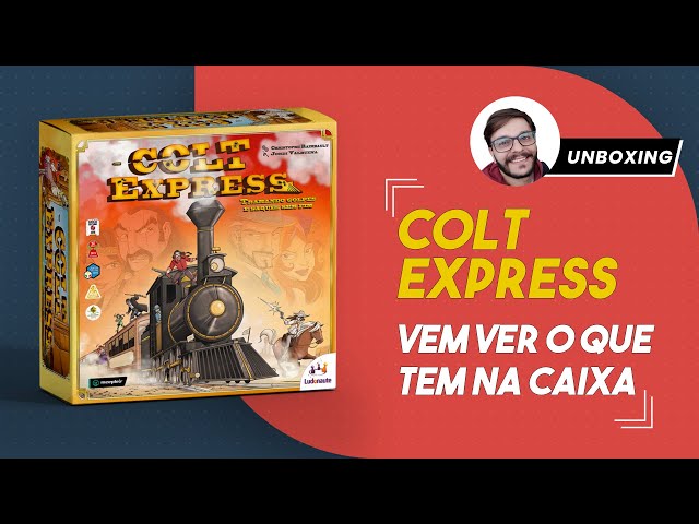 O que tem na caixa de Colt Express? (unboxing) - Meeple BR