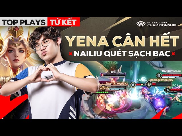 NAILIU MÚA YENA TAN VỠ BACON TIME | NTNZ ĐẤM 5 DÍNH TƯỜNG - TOP PLAYS VÒNG TỨ KẾT AIC 2023