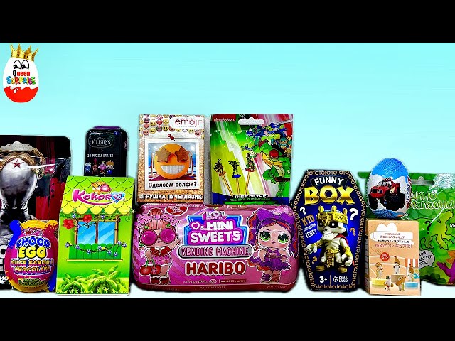 SURPRISE MIX! LOL Surprise Mini Sweets Vending Machine HARIBO, ATOMIC HEART, Flash Surprise unboxing