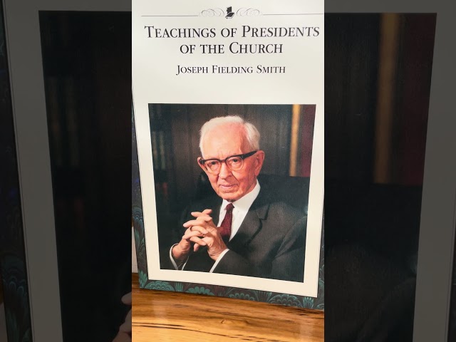 T. rex recommends: Teachings of the Presidents of the Church: Joseph Fielding Smith! #christian