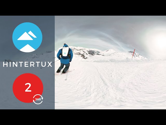 Hintertux Glacier, Austria | Red 2 - 360 VR | Piste View