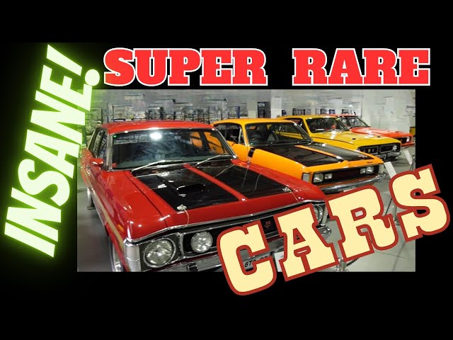 Jaw-Dropping Display: Super Rare V8 Cars Gathered at the Motor Museum of WA Part 1