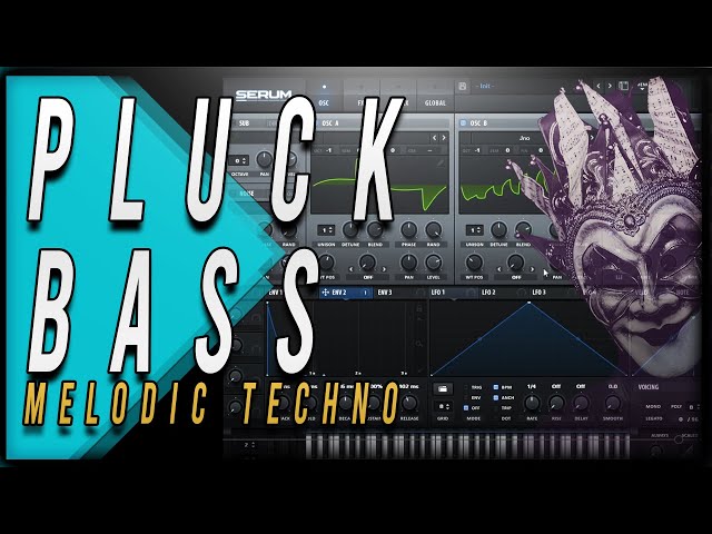 Como fazer Pluck Bass Melodic Techno em 4 minutos Serem VST