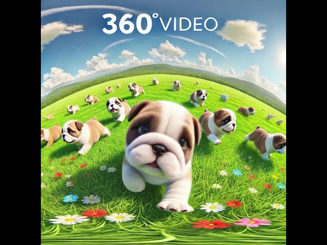 10 Minuten im 360° Welpen-Pferch : Asgards Pride Bulldogs - Full HD