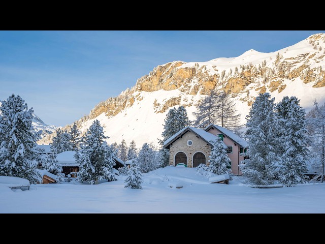 Winter in Switzerland - Engadin Winter Scenes