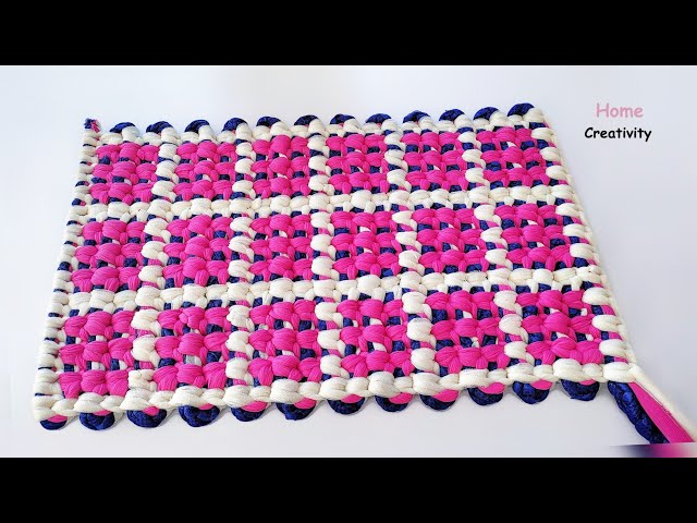 How to make doormat, सेफ्टी पिन से पायदान बनाने का आसान तरीका, Diy ideas, Home Creativity 🌼