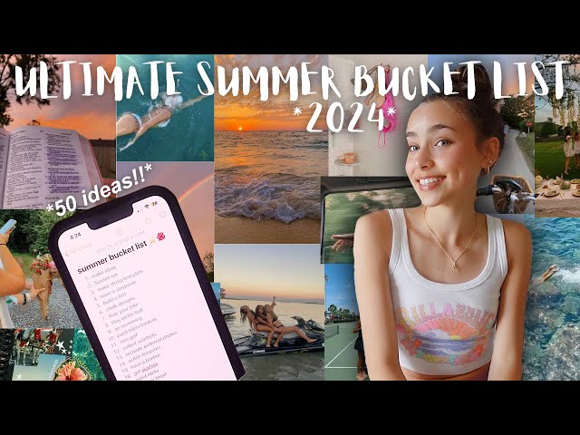 the ultimate summer bucket list! 🌞🌊 *50 things to do in the summer*