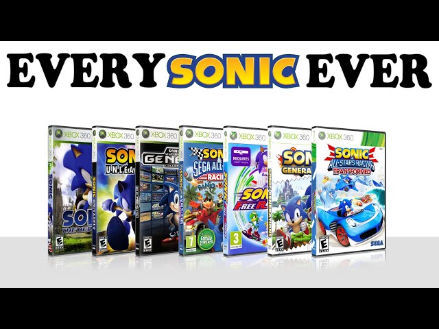 Evolution of Sonic Games for XBOX 360 | 2006-2012 (Unboxing + Gameplay)