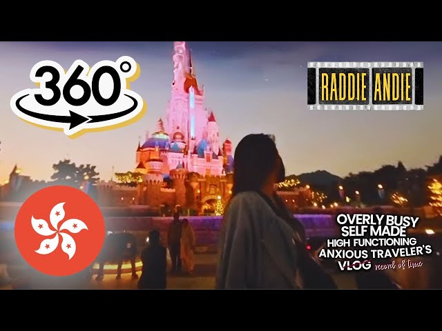 Castle of Magical Dreams Full Performance - Hong Kong Disneyland 360 VR 4K Video | Raddie Andie