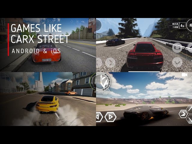 TOP 6 Open World Driving Games like CarX Street for Android & iOS • Best Car Games Android 2022