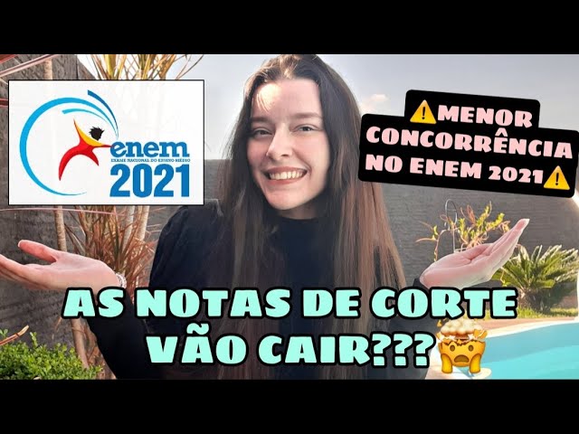 MENOR NÚMERO DE INSCRITOS ENEM 2021 l O Enem 2021 vai ser mais fácil???