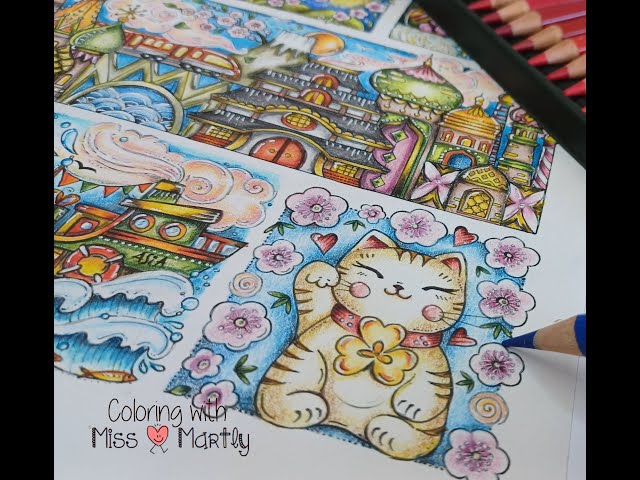 Freebie by RITA BERMAN with Polychromos|  Part 7 | Meine Reise durch Asien