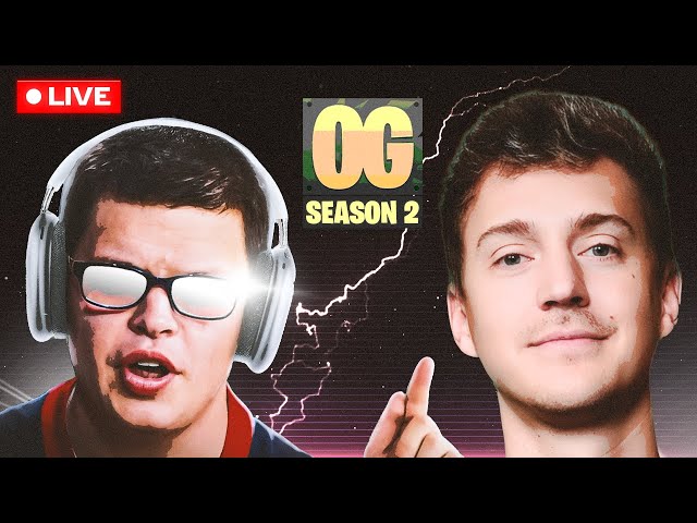 🔴 Ninja Dominates Fortnite OG Season 2 W/ JB & Sketch - Live