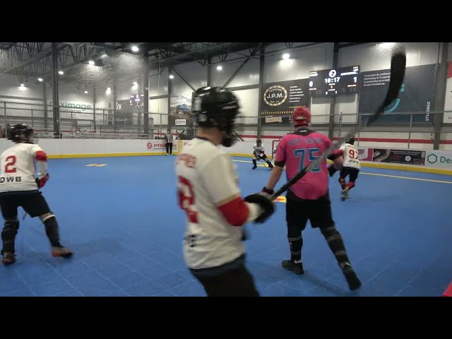 @NationalBallHockeyLeague3 @NBHL MINERS vs LES INGSTIGATEURS NATIONAL BALL HOCKEY LEAGUE CANADA, DEK