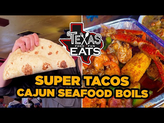 Texas Eats: Biggest breakfast tacos in San Antonio and Cajun seafood boils in Live Oak