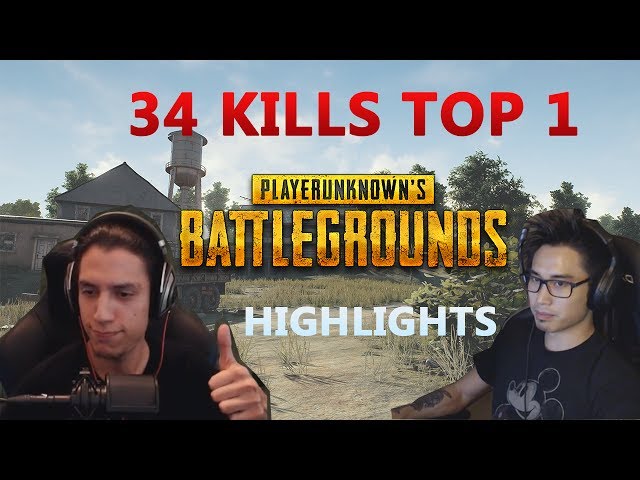 PUBG Highlights - Grimmmz & Anthony 34 Kills Top 1 Duo - Breaking all the kill record