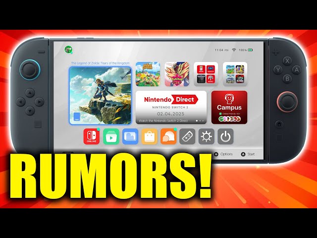 GREAT Switch 2 & Nintendo Direct Rumors Just Arrived!