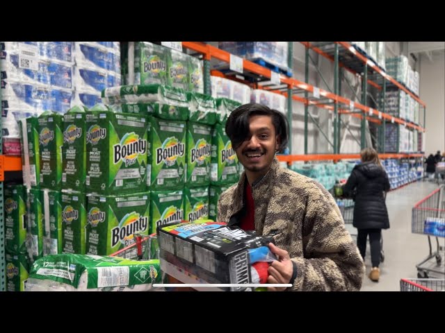 Monday Vlog | Costco Grocery Shopping| Bangladeshi student in Canada | Abid🇧🇩🇨🇦 ​⁠