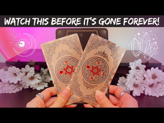 The 1ST and LAST TIME You're Seeing This Tarot Prediction (URGENT!) 1MIN