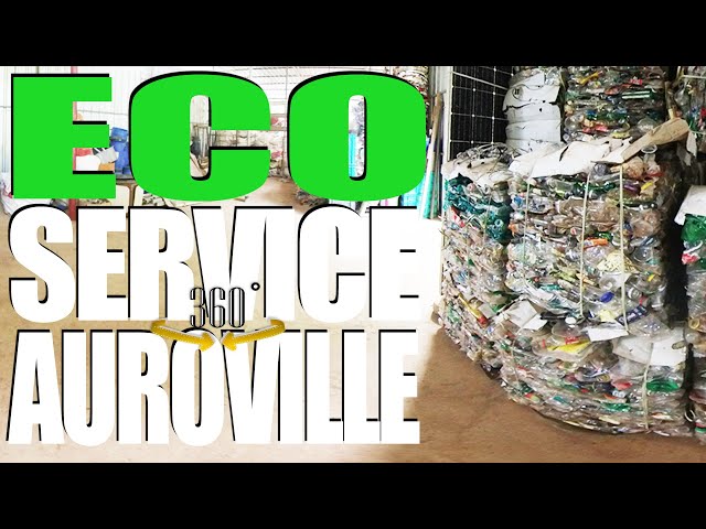 Waste Management Industry in India - Auroville Eco Service - 360 Video