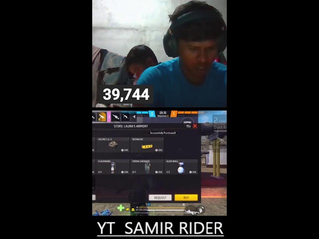 free fire max live stream yt samir rider