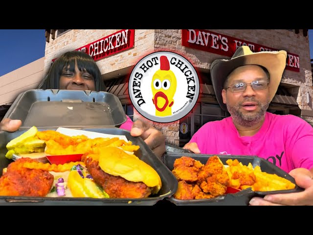 First Time Trying Dave's Hot Chicken - Spicy Food Challenge!