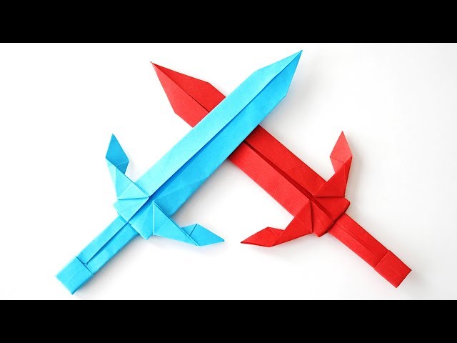 Origami Sword (Stephen Ha) - Papier Falten / Paper Folding / 종이접기 / Paper Crafts / おりがみ