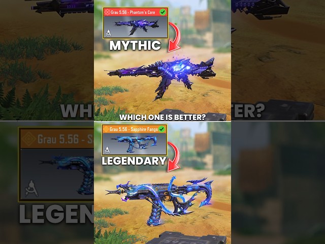 Mythic vs Legendary Grau in CODM