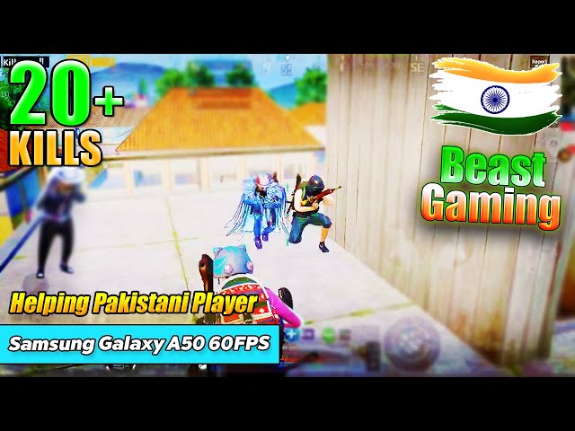 🇮🇳 Samsung Galaxy A50 Gaming 60FPS Smooth+Extreme PUBG MOBILE + GFX TOOL | Solo vs Squad