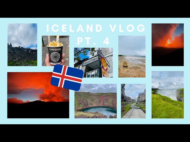 Iceland Vlog Part 4 | Back in Reykjavik, and Exploring the Golden Circle, and Seeing the VOLCANO!!