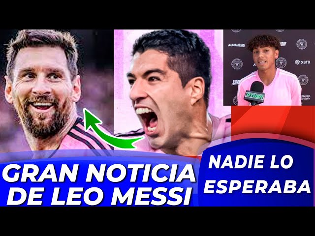 😱¡SHOCK MUNDIAL!🔥 DESVELAN GRAN NOTICIA de LEO MESSI  que deja a todos ATÓNITOS. DE NO CREER… 😱🔥