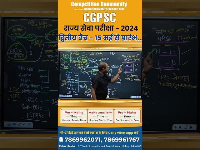 CGPSC राज्य सेवा परीक्षा 2024 | द्वितीया बैच- 15 मई प्रारंभ | Hemant Sir | #cgpsc #cgpscmains2024