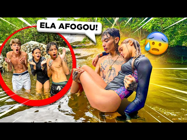 A MANU MAIA SE AFOGOU NA CACHOEIRA E O EX SALVOU ELA!!