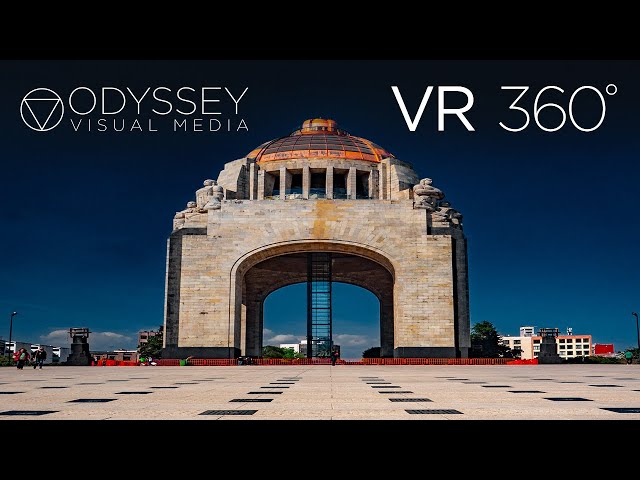 Mexico City Landmark Walking Virtual Tour | VR Travel Experience 360° 8K