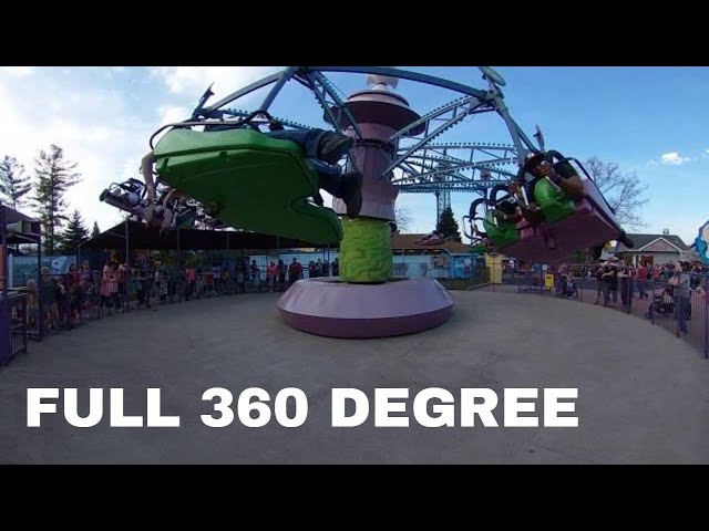 Experience Kids Rides at Kings Island in Full 360 Degree