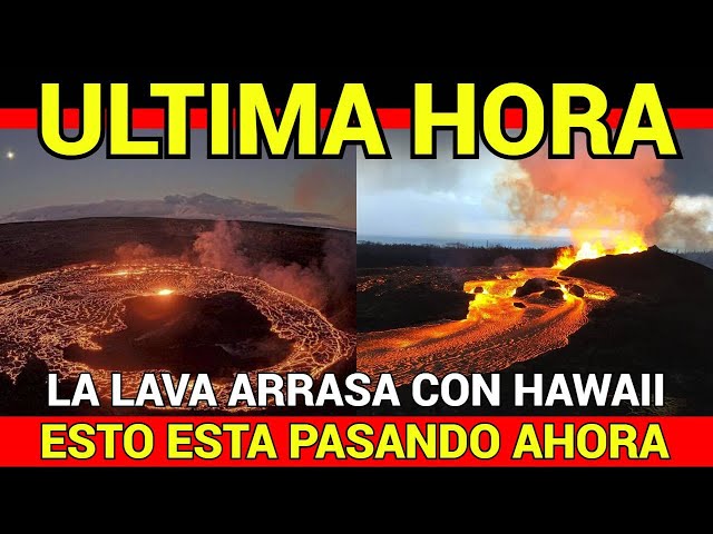 🔴ULTIMA HORA🔴LA LAVA ARRASA CON TODO A SU PASO EN HAWAII🔴ESTO ESTA PASANDO AHORA🔴