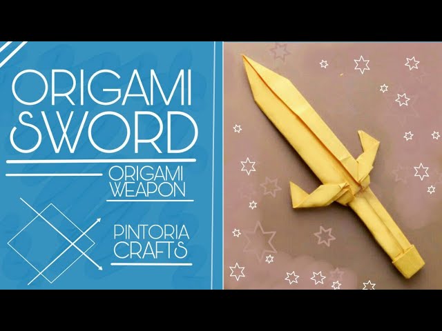 Origami Sword Tutorial | Origami Weapons ⚔ | Easy Step by Step Tutorial | Paper Crafts |