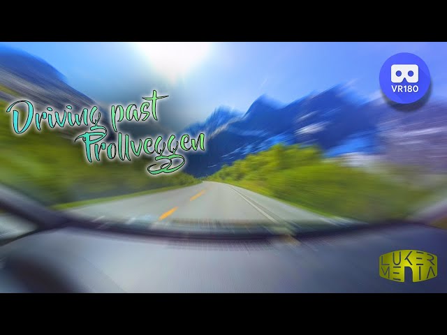 VR car ride through Romsdalen Valley