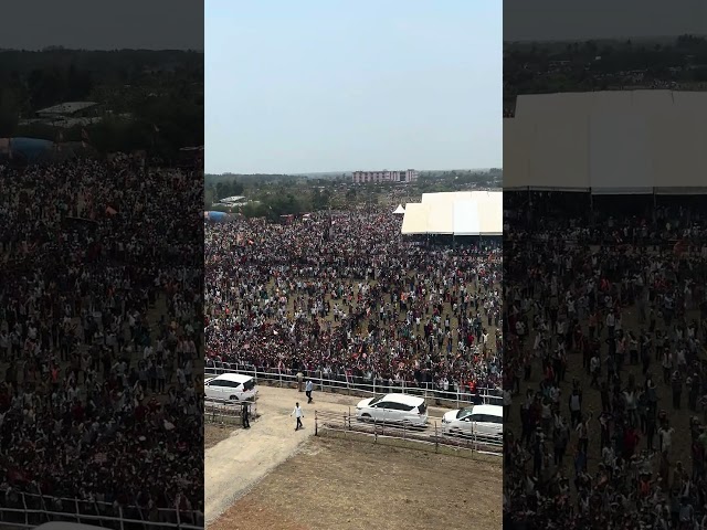 Massive crowd welcomed PM Modi in Berhampur, Odisha | #shorts