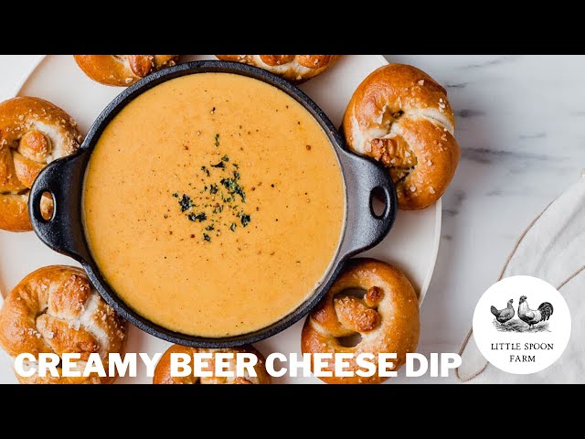 The BEST Beer Cheese Dip! Smooth and Creamy