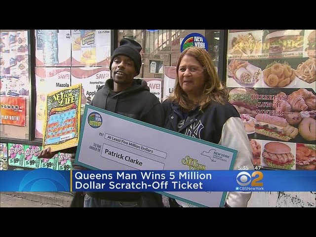 Queens Man Wins 5 Million Dollar Scratch-Off Ticket