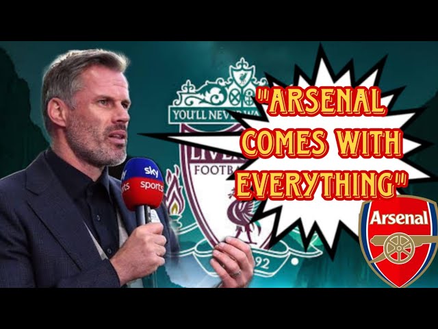 Jamie Carragher points to mounting pressure on Arsenal as Liverpool lead Premier League