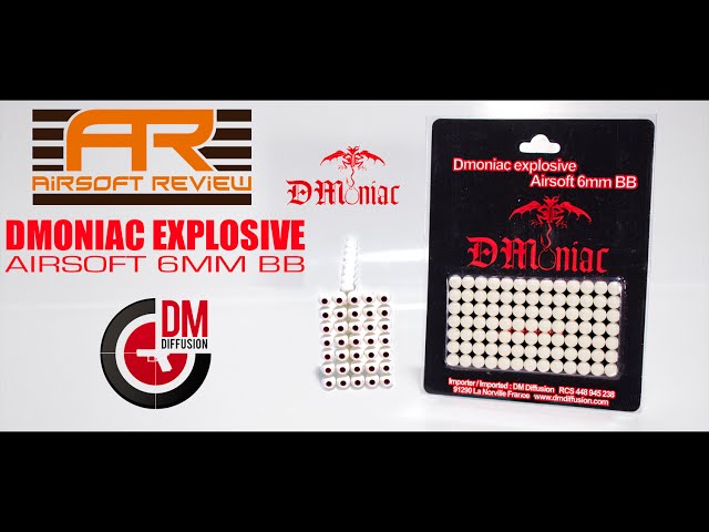 DMONIAC BBS 6 MM EXPLOSIVES [ DM DIFFUSION ] / AIRSOFT REVIEW