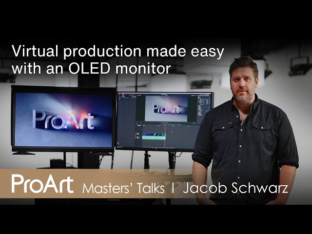 [4K HDR] Virtual production made easy with an OLED monitor - Jacob Schwarz X ProArt  | ASUS