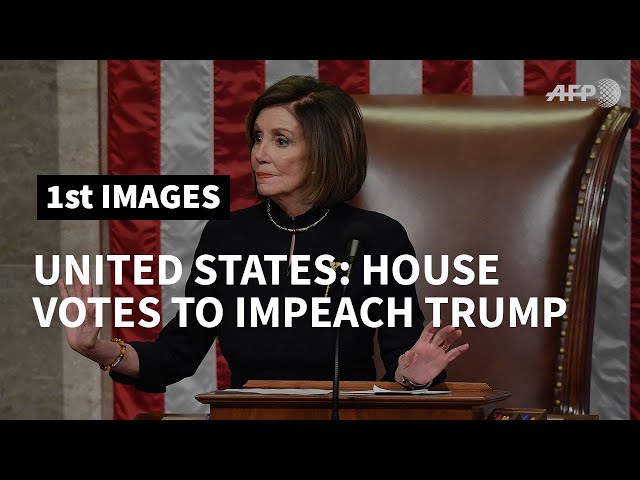 US: House approves first article of impeachment against Trump | AFP