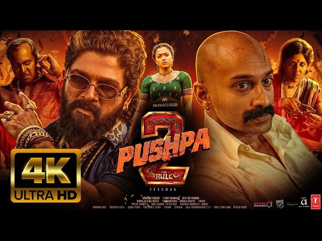 Pushpa 2 | 2024 New Released South Hindi Dubbed Full action Movie In 4K | Allu Arjun  &  Rashmika |