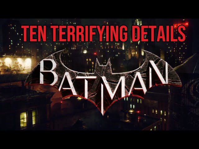 Ten TERRIFYING details in BATMAN ARKHAM SHADOW..